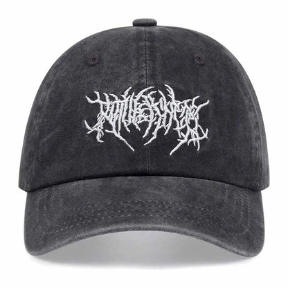 Unisex Letter Embroidery Washed Baseball Caps Spring Autumn Outdoor Adjustable Casual Hats Sunscreen Hat Sports Cap