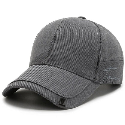 Snel drogende zonnepet voor dames, casual sportpet voor heren, grote maat baseballpet, 60-65 cm, verstelbare zonneklep, pet met klep