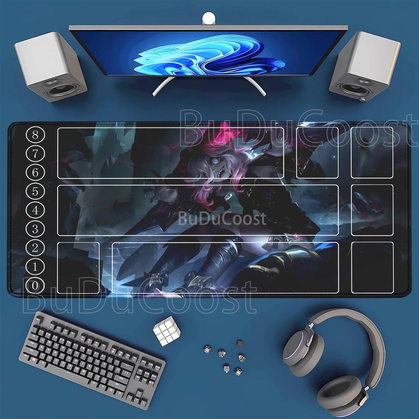 HD Printing playmat League of Mouse Pad Legends Riftbound Series TCG LOL Card 600x350mm office Stitched Edge Board Game Desk Mat