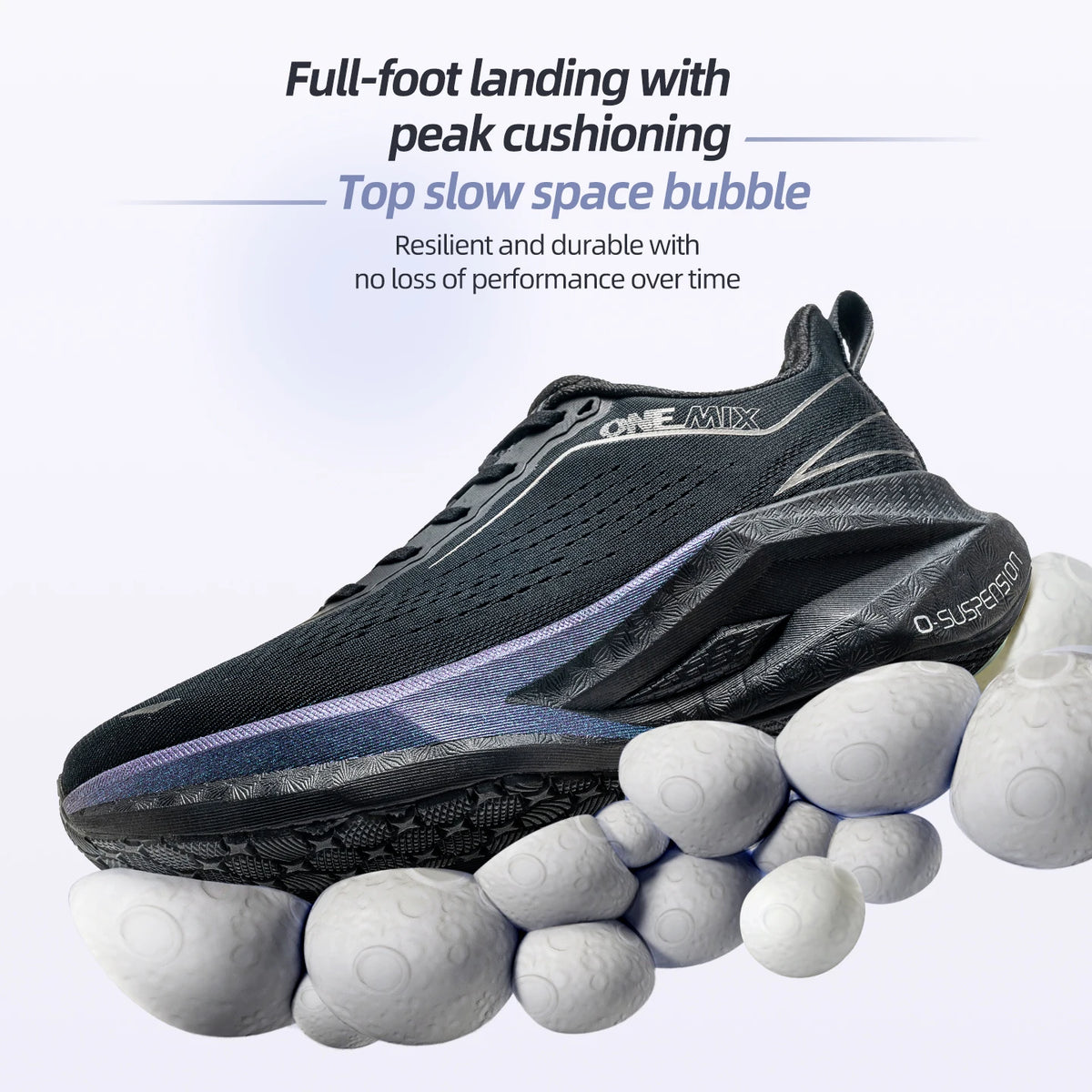 ONEMIX Men Running Shoes Super Lightweight Outdoor Athletic Training Jogging Sneakers Anti-Slip Wear-Resistant Walking Footwear