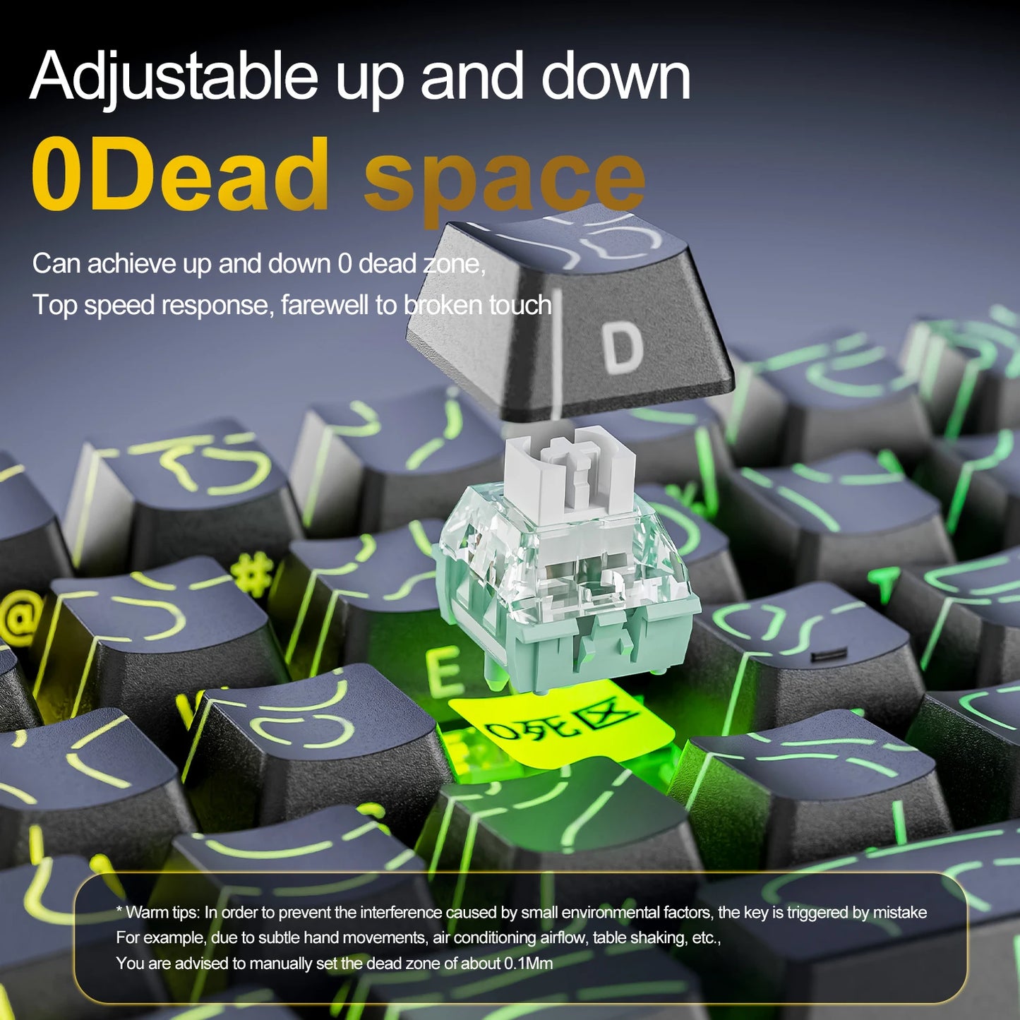 ATTACK SHARK X68HE Magnetic Mechanical Keyboard, 8000Hz Rapid Trigger Gaming Keyboard with Hall Effect Magnetic Switches, SOCD, 0.01mm RT, Wired RGB Keyboard