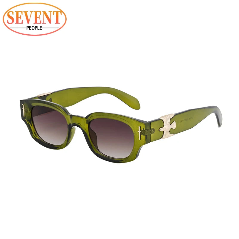 Punk Soaring Eagle Sunglasses Men 2026 Luxury Brand Designer Fashion Rectangle Sun Glasses For Women Steampunk Shades Eyewear