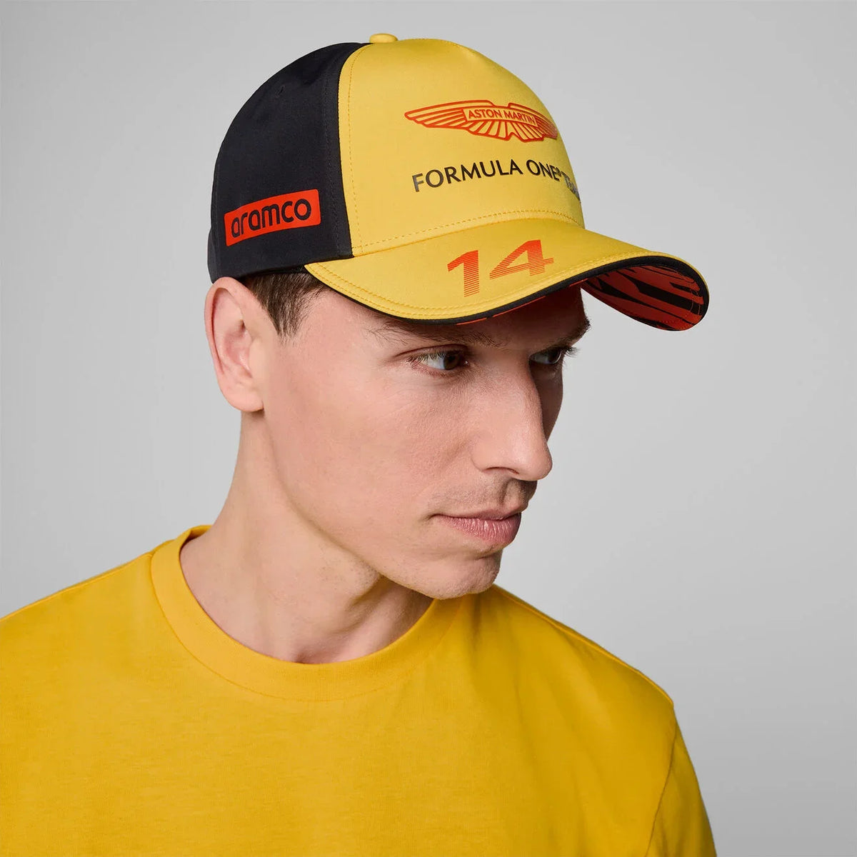 Aston Martin F1 Team Fernando Alonso Baseballkappe Herren Trainingskappe mit Schirm Outdoor-Sport Sonnenschutz Sonnenhut Damen-Freizeitkappe