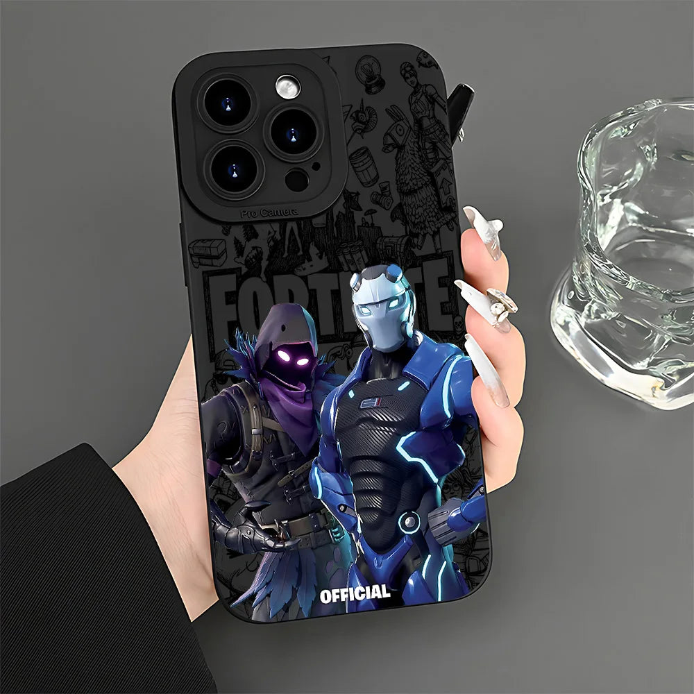 Capa de Telemóvel Fortnite para Samsung Galaxy A37 A57 A25 A56 A16 A06 A35 A05s A15 A34 A24 A05 A13 A73 A53 A23 A03 A13 4G 5G