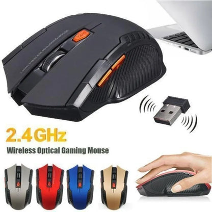 Mini Portable Wireless Optical Mouse 2.4GHz USB Computer Mouse for PC & Laptop, Ergonomic Mini Portable Wireless Mouse with Adjustable DPI