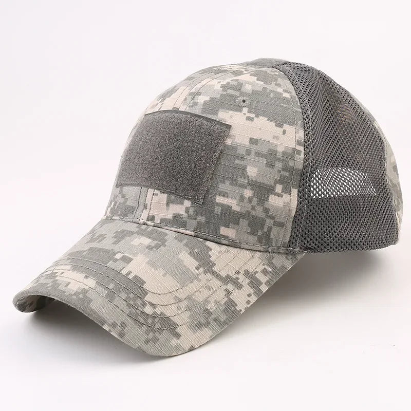Cappellino unisex sportivo da esterno con protezione solare ad asciugatura rapida - Cappellino casual da uomo - Cappellino unisex da donna - Cappellino mimetico da caccia e pesca - Cappellino da baseball in stile militare