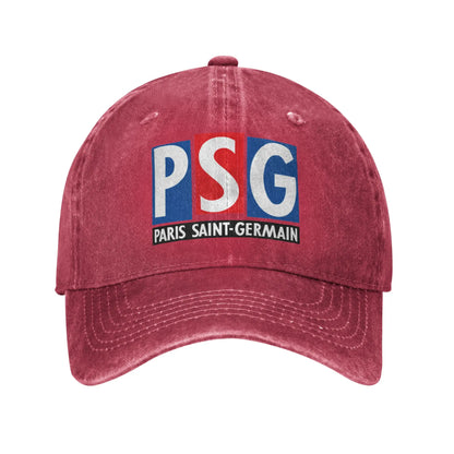 PSG-logo, afslappet baseballkasket til par, kvinder, sommer, jagt, camping, hiphop-hatte, mode, åndbare baseballkasketter