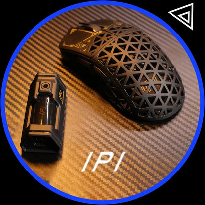 IPI Piao Float Wireless 8K Gaming Mouse, Tri-Mode Bluetooth Lightweight Carbon Fiber Mouse with PixArt 3395 Sensor for Esports & PC Gaming
