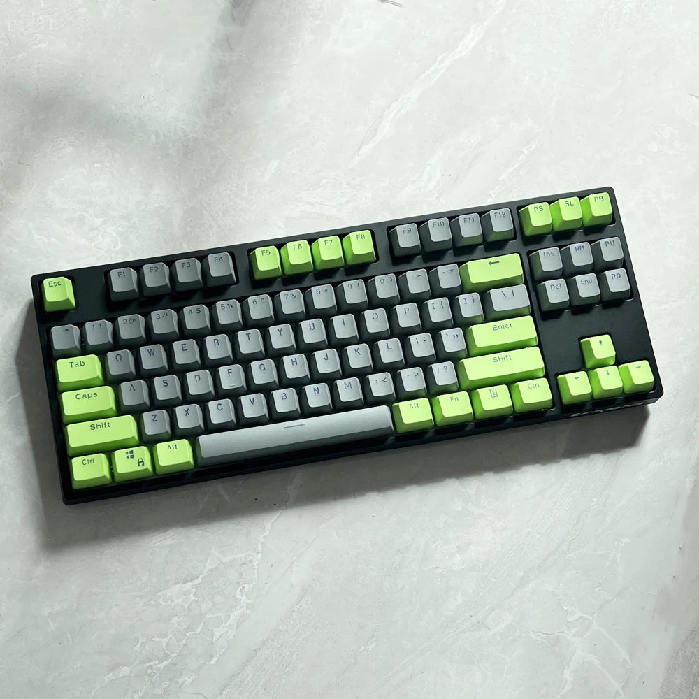 106 Keys Grey Red Keycaps PBT Specials Keycap Backlit Two-Color Key Caps For MX Switch 61/87104 Mechanical Keyboard