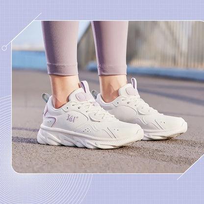 361 Degrees Women's Running Sports Shoes Shock Absorption Rebound All-match Fashion Comfortable Sneakers Male 682232237
