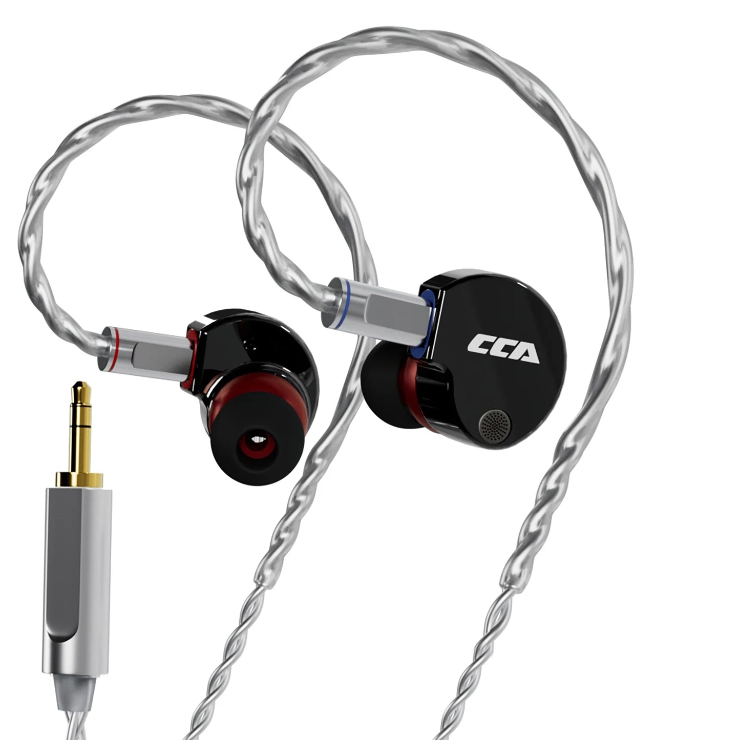 CCA Phoenix Wired Earphones Dynamic Drive LCP Diaphragm Music Headphone With Detachable Cable Noise Reduction Gaming Earphones