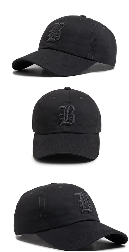 Summer Fashion Men's Baseball Cap Letter Embroidered Cotton Trucker Hat Casual Outdoor Soft Top Visor Cap Women Baseball Caps