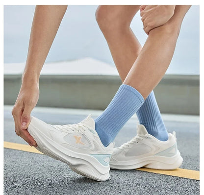 XTEP Running Shoes For Women 2025 Summer New Elastic Comfortable Wear-Resistant Training Professional Sports Shoes 875218110067