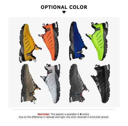 Baasploa Professional Running Shoes For Men Lightweight Men's Designer Mesh Sneakers Lace-Up Male Outdoor Sports Tennis Shoe