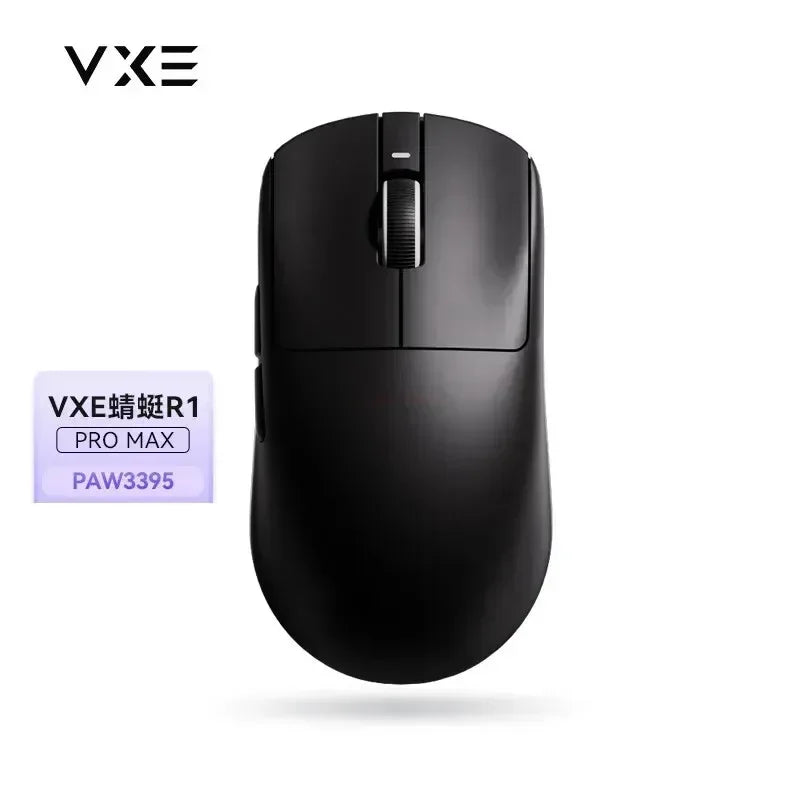 VXE Dragonfly R1 Pro Max Gaming Mouse, Wireless Bluetooth Gaming Mouse with PAW3395 Sensor, Rechargeable Lightweight Ergonomic Esports Mouse