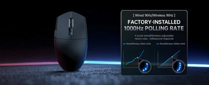 ATTACK SHARK G3PRO Tri-Mode Wireless Gaming Mouse with Charging Dock, 25000 DPI Ultra Lightweight Gaming Mouse, PAW3311 Sensor, Bluetooth & 2.4GHz