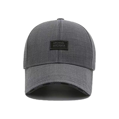 Unisex ARCHIVE DISTANCE Embroidery Baseball Caps Spring Autumn Outdoor Adjustable Casual Hats Sunscreen Hat Sports Cap