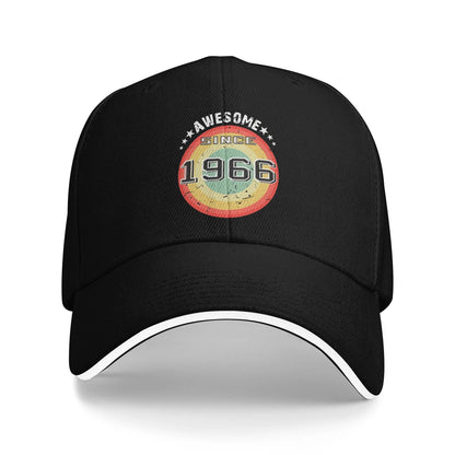 Uomo Donna Nati in epoca vintage 60 anni divertente 60° compleanno Cappello Cappellino da baseball Cappello da sole Copricapo da viaggio