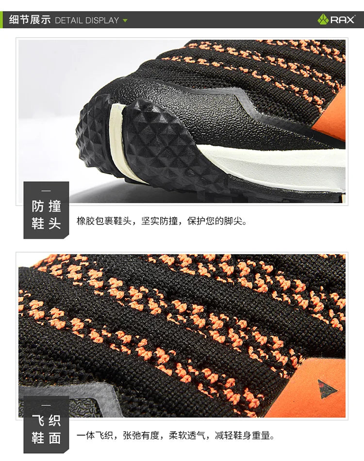 Chaussures de randonnée imperméables pour homme Rax, bottes de randonnée respirantes, baskets de sport pour le trekking en plein air, chaussures tactiques