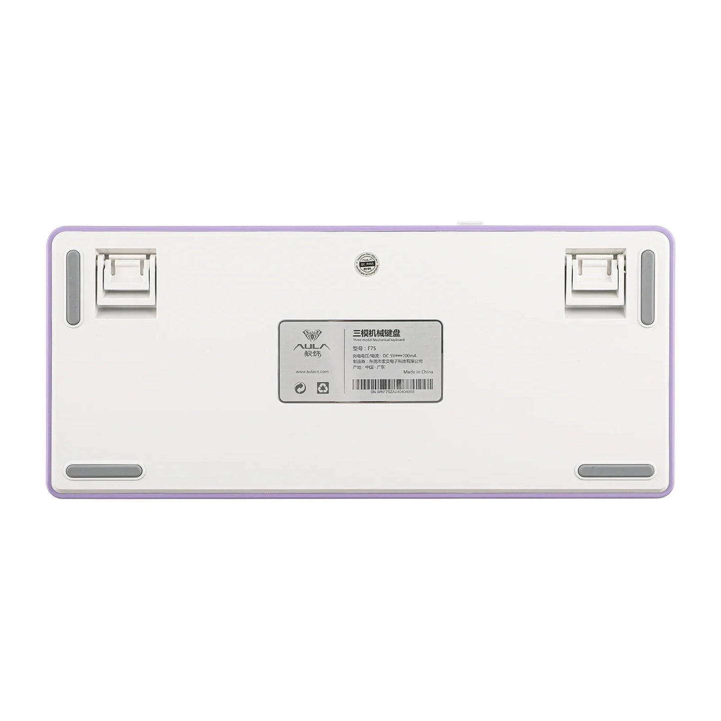 The New Hot-Selling EPOMAKER x AULA F75 75% ANSI Hot-Swappable Washer Bluetooth 5.0/2.4G Wireless/wired Mechanical Keyboard PBT