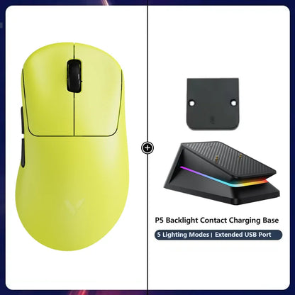 Rato Gaming Sem Fios Rapoo VT3S /VT3S MAX GEN-2, Taxa de Polling Sem Fios Real de 8K, Ultra Leve 49g, Autonomia até 750Hr