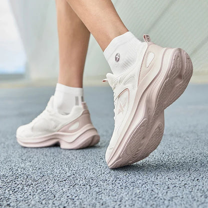 XTEP Running Shoes For Women 2025 Summer New Elastic Comfortable Wear-Resistant Training Professional Sports Shoes 875218110067