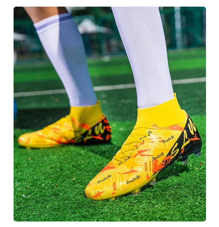 Botas de fútbol profesionales para hombre, zapatillas de fútbol Society, tacos de fútbol FG ultraligeros para entrenamiento, calzado deportivo de fútbol para exterior