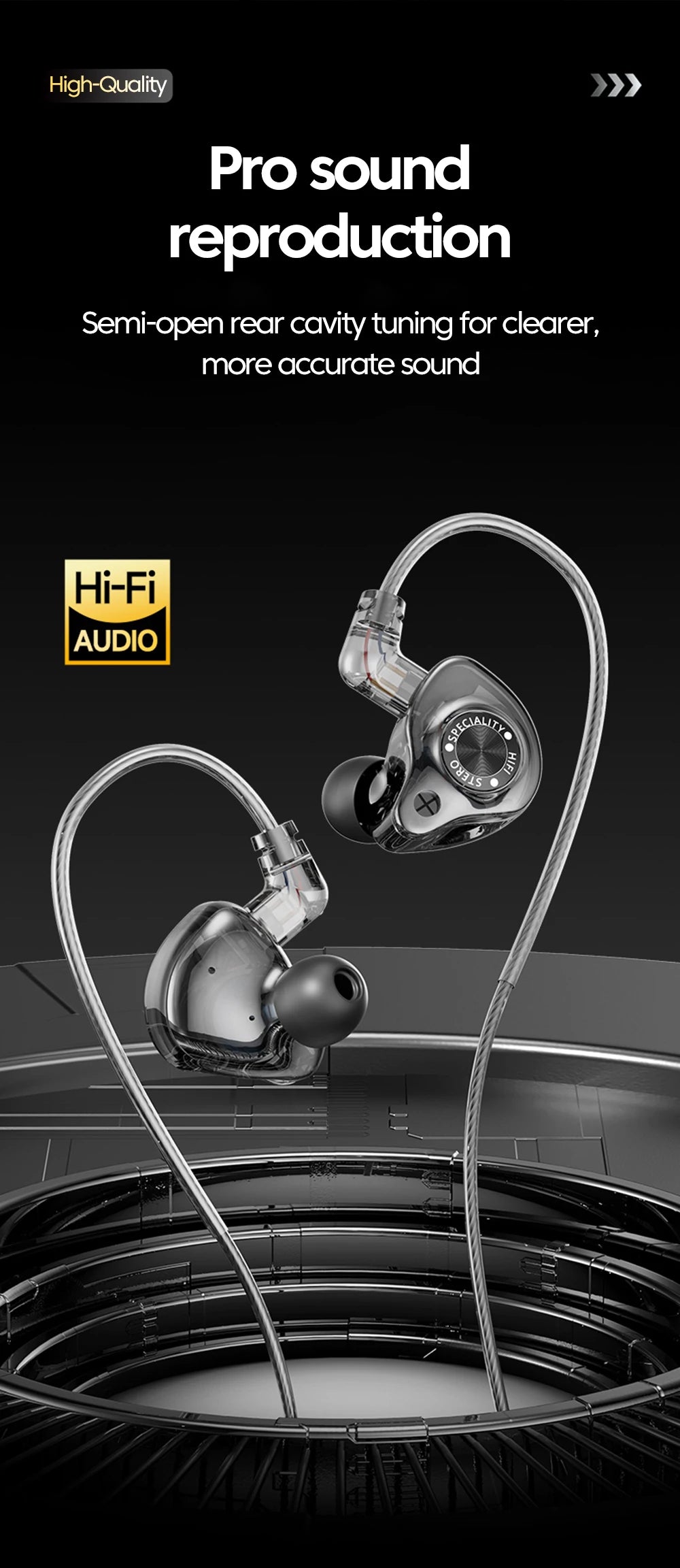 Original 15D Super Bass In-Ear Headphones with Mic – Type-C & 3.5mm AUX Wired Gaming Earphones, Noise Cancelling HiFi Deep Bass Headset for iPhone & Android