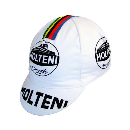 Retro Team Molteni Cycling Cap Breathable Sun Protection Outdoor Sports Hat Unisex