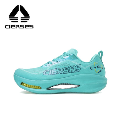 CIERSES New Carbon Fiber Marathon Racing Training Shoes Breathable And Shock-Absorbing Air Cushion Men's Casual Sports Shoes