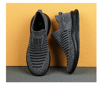 Men Shoes Breathable Men's Sneakers Comfortable Running Shoes Tenis Outdoor Slip On Walking Sneakers Sock Jogging Shoes