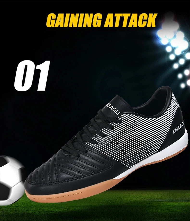 Scarpe da calcio indoor da uomo, scarpe da futsal professionali, scarpe da calcio da uomo antiscivolo, scarpe da calcio originali per campi in dura, Chuteira Society Futebol