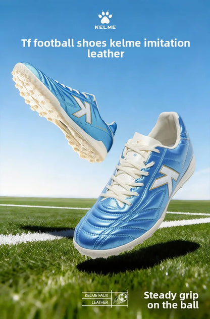 Kelme Men‘s Tf Football Boots Soccer Cleats Youth Artificial Natural Grass Professional Match Training Turf Shoes Short Studs