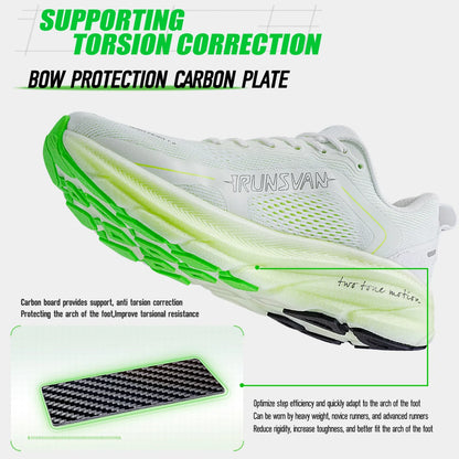 IRUNSVAN Nuove scarpe da maratona con soletta in carbonio: leggere, ammortizzanti e adatte come scarpe sportive da uomo
