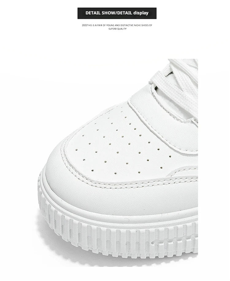 Modische Freizeit-Sneaker, High-Top-Skateboard-Schuhe, Studentenstiefel, Herren und Damen, trendig, strapazierfähig, zweifarbig, für Paare