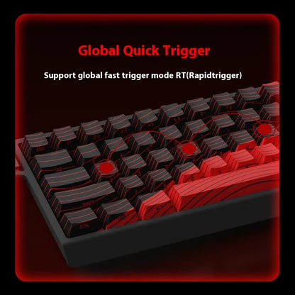 Madcatz Mad60 Mad68 HE 8K Mechanical Keyboard, Magnetic Switch Wired Gaming Keyboard with Rapid Trigger, Hot-Swappable 60% & 68% Custom Mechanical Keyboard