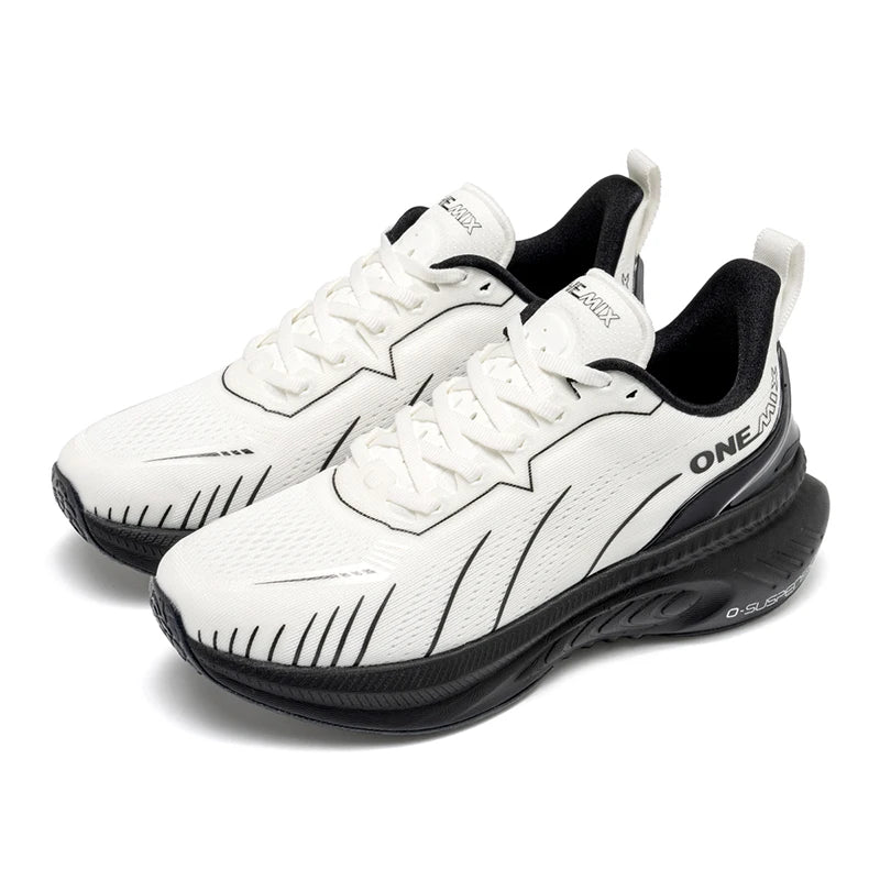 ONEMIX Neue Laufschuhe mit Dämpfung für Herren, geeignet für intensive Läufer, Schnürschuhe, Sportschuhe für Damen, rutschfeste Outdoor-Sportschuhe für Herren