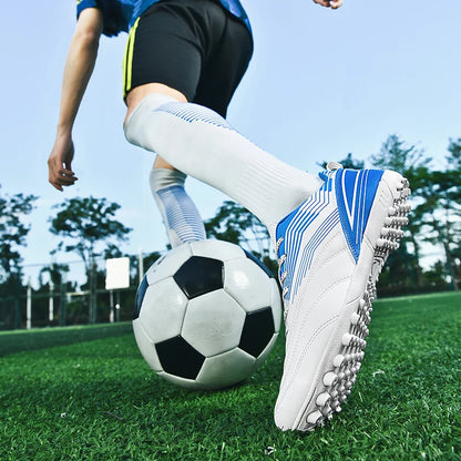 Chaussures de Football pour hommes, bottes de Football professionnelles, Futsal, vente en gros, confortables, TF, chaussures d'extérieur antidérapantes de haute qualité