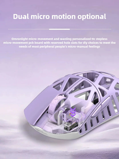 Wlmouse Mini Pro Professional Mouse Lightweight magnesium alloy three mode wireless game mouse 8K return rate PAW3950 DPI30000
