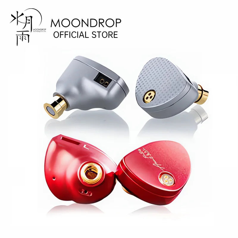 MOONDROP Aria 2 HiFi Wired IEM Earphones with Detachable Cable, High Performance Dynamic Driver In-Ear Monitor Earbuds 3.5mm/4.4mm Plug