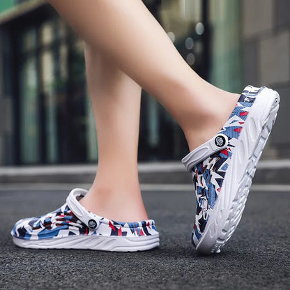 Nouvelle mode sandales hommes sabots sandales confortables respirant plage sandales hommes femmes sabots pantoufles fond souple hommes chaussures