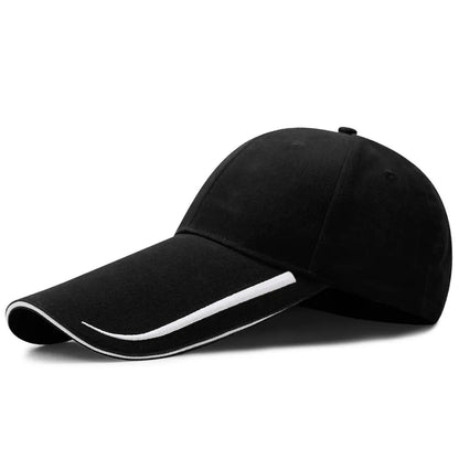 Cappellino a visiera, primavera-estate, 14 cm di visiera, protezione solare, pesca, uomo/donna, streetwear, parasole, outdoor, regolabile, cotone, da golf, stile trucker