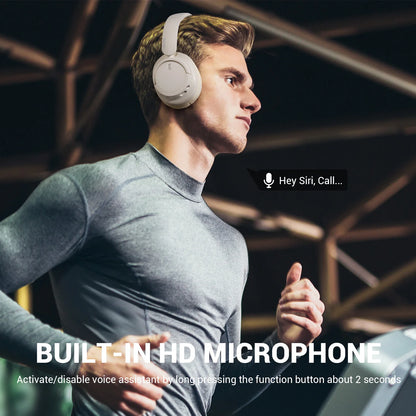 OneOdio EKSA V16 Bluetooth 5.3 Wireless Headphones with Mic, Hi-Res HiFi Over Ear Headset, 90H Battery, Bass Mode, Wired & Wireless Audio