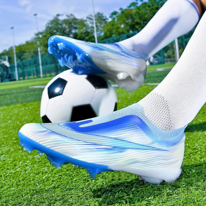 Chaussures de football pour hommes, chaussures de football pour femmes, chaussures de terrain synthétique pour l'extérieur