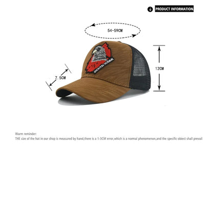 1 Breathable Sun-Protective Embroidered Baseball Cap with Eagle Embroidery, Personalized Design, Unisex, Suitable for Daily Casual Outdoor Use, Sunshade Mesh Cap, Holiday Gift