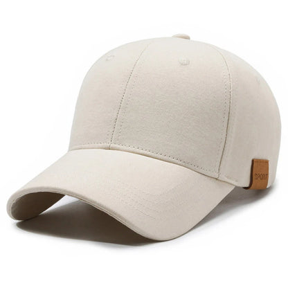 Snel drogende zonnepet voor dames, casual sportpet voor heren, grote maat baseballpet, 60-65 cm, verstelbare zonneklep, pet met klep