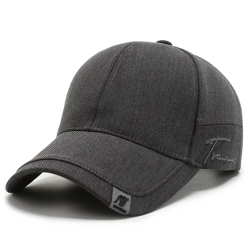Snel drogende zonnepet voor dames, casual sportpet voor heren, grote maat baseballpet, 60-65 cm, verstelbare zonneklep, pet met klep