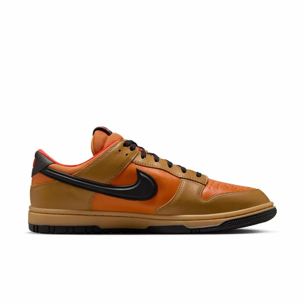 Nike Dunk Classic alsidige, vandtætte skate-sko med lavt skaft til mænd, brune, HQ2053-700