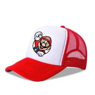 Casquettes de baseball décontractées Mario, casquettes universelles en polyester, articles pour enfants et chauffeurs routiers, casquettes ajustables pour adultes, accessoires d'anime