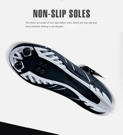 Men Road Bike Cycling Shoes Women Cycling Sports Shoes Compatible With SPD&Look Delta Cleats Outdoor Mountain Bike Cycling Shoes